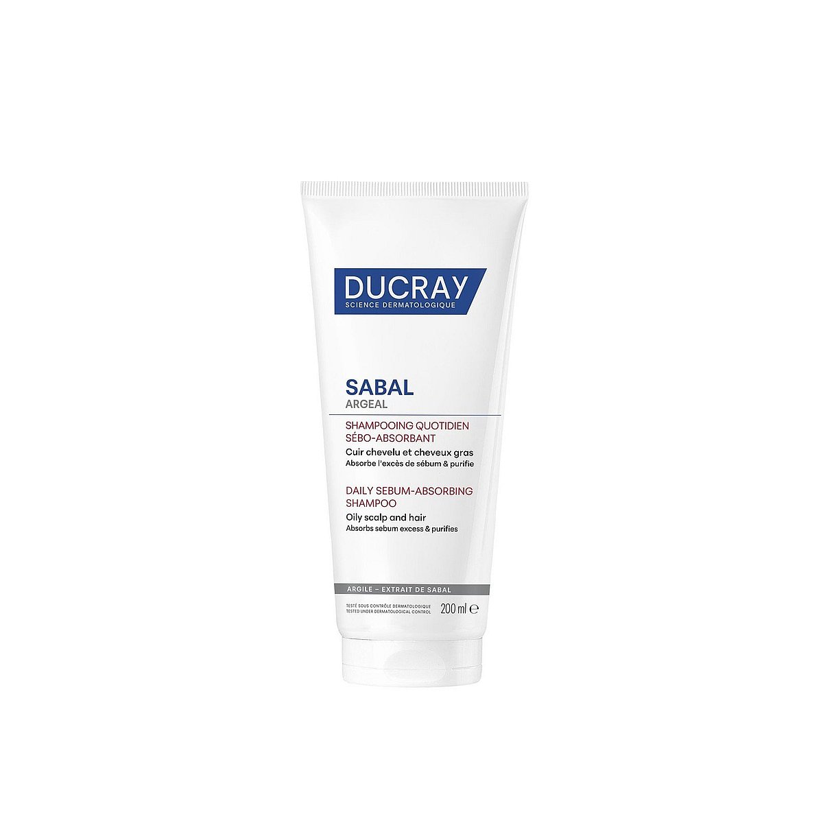 Ducray Sabal Argeal Daily Sebum-Absorbing Shampoo 200 ml