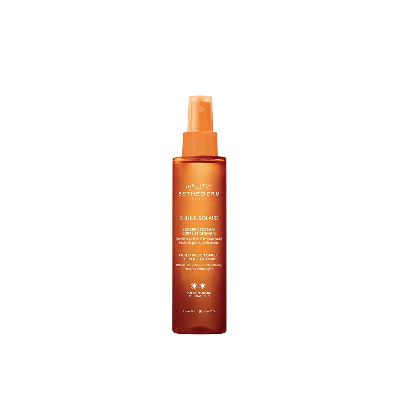 Esthederm Sun Protective Sun Care Oil Body&Hair Moderate Sun 150ml