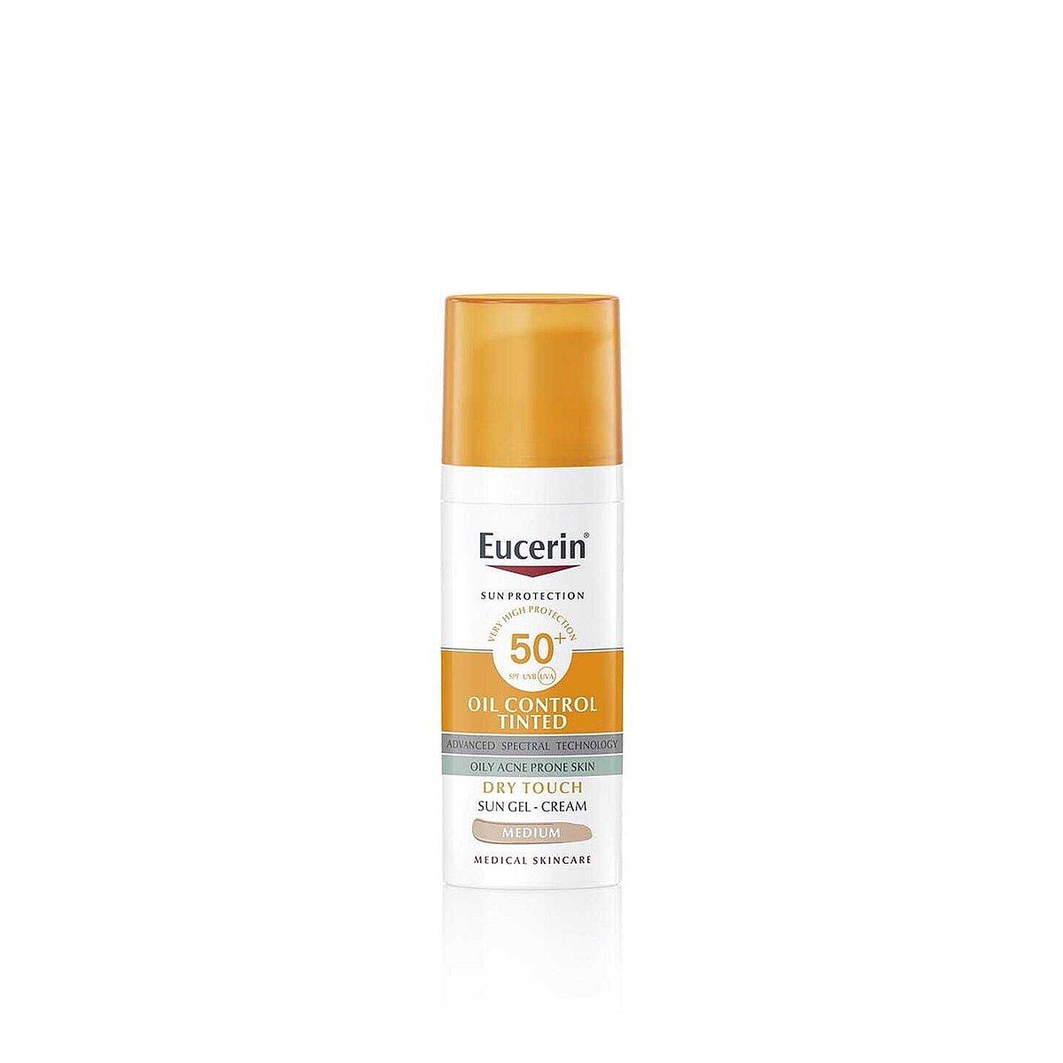 Eucerin Sun Protection Oil Dry Touch Gel-Cream Color SPF50+