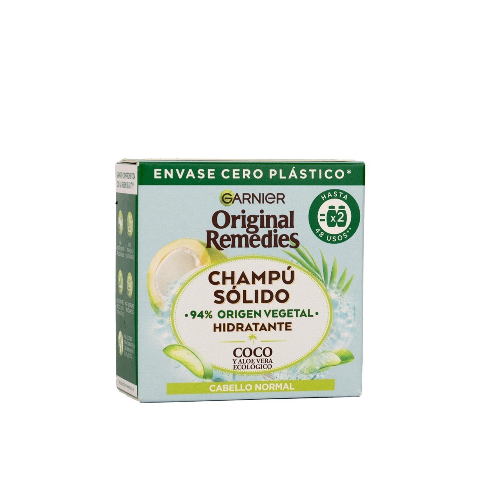 Garnier Ultimate Blends Coconut & Aloe Vera Solid Shampoo 60g