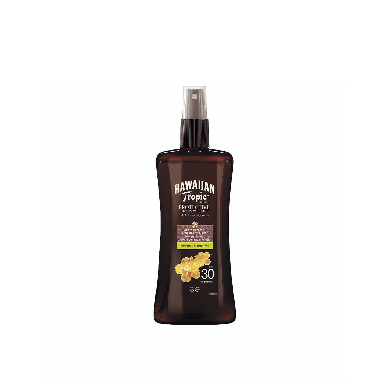 Hawaiian Tropic Protective Coconut & Argan Oil Dry Spray Oil Mist 200ml