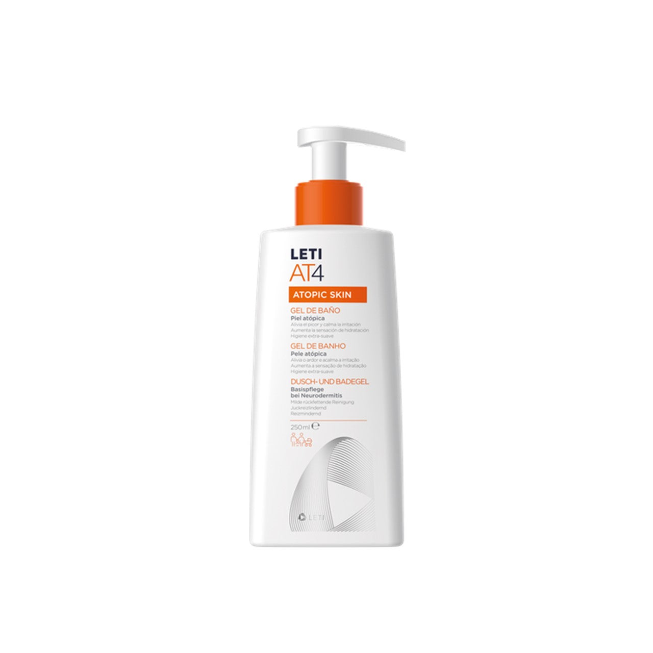 Leti Pharma Letiat4 Atopic Skin Bath Gel 250 ml