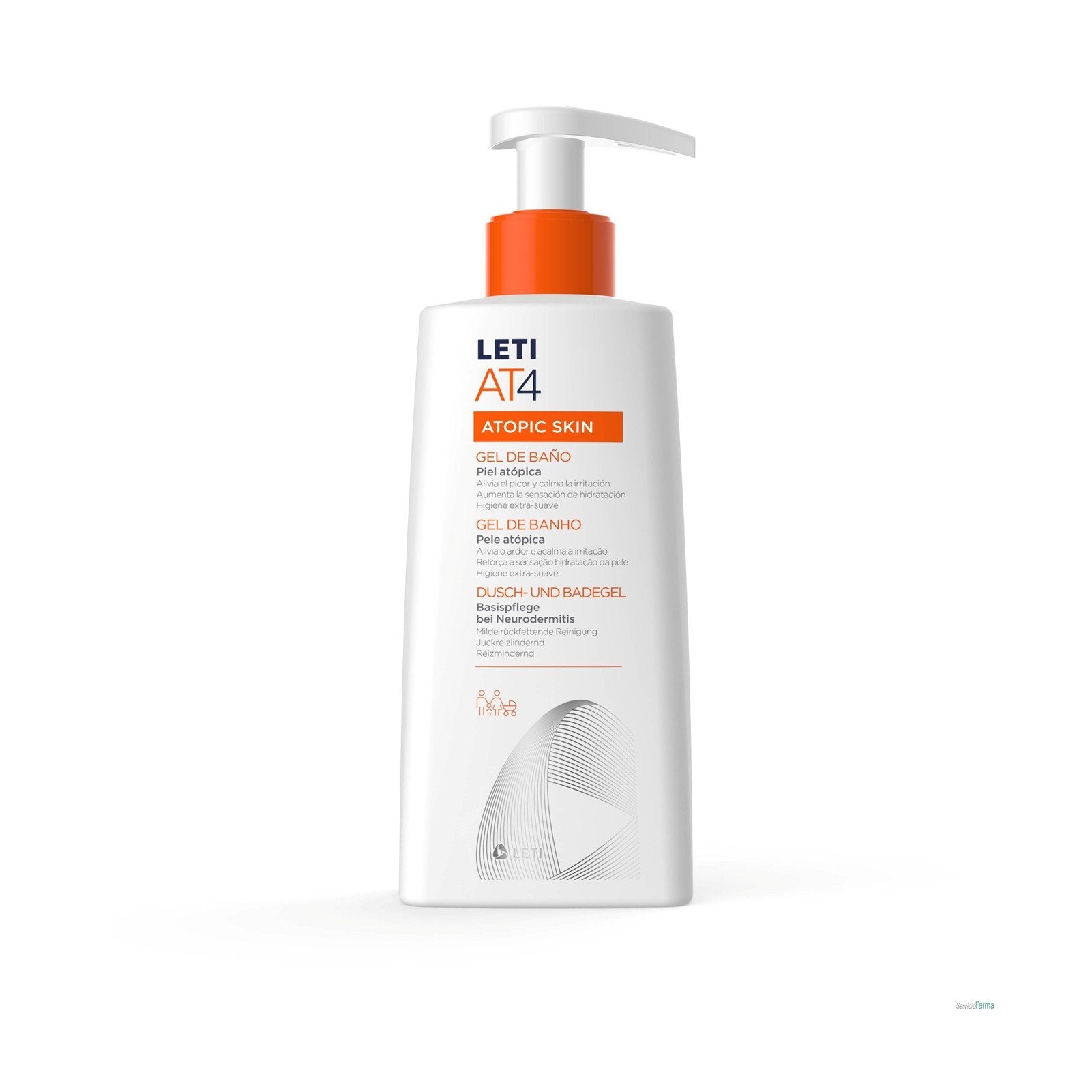 Leti Pharma Letiat4 Atopic Skin Bath Gel 500 ml
