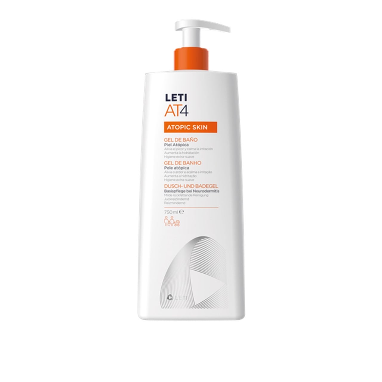 Leti Pharma Letiat4 Atopic Skin Gel de Baño 750 ml