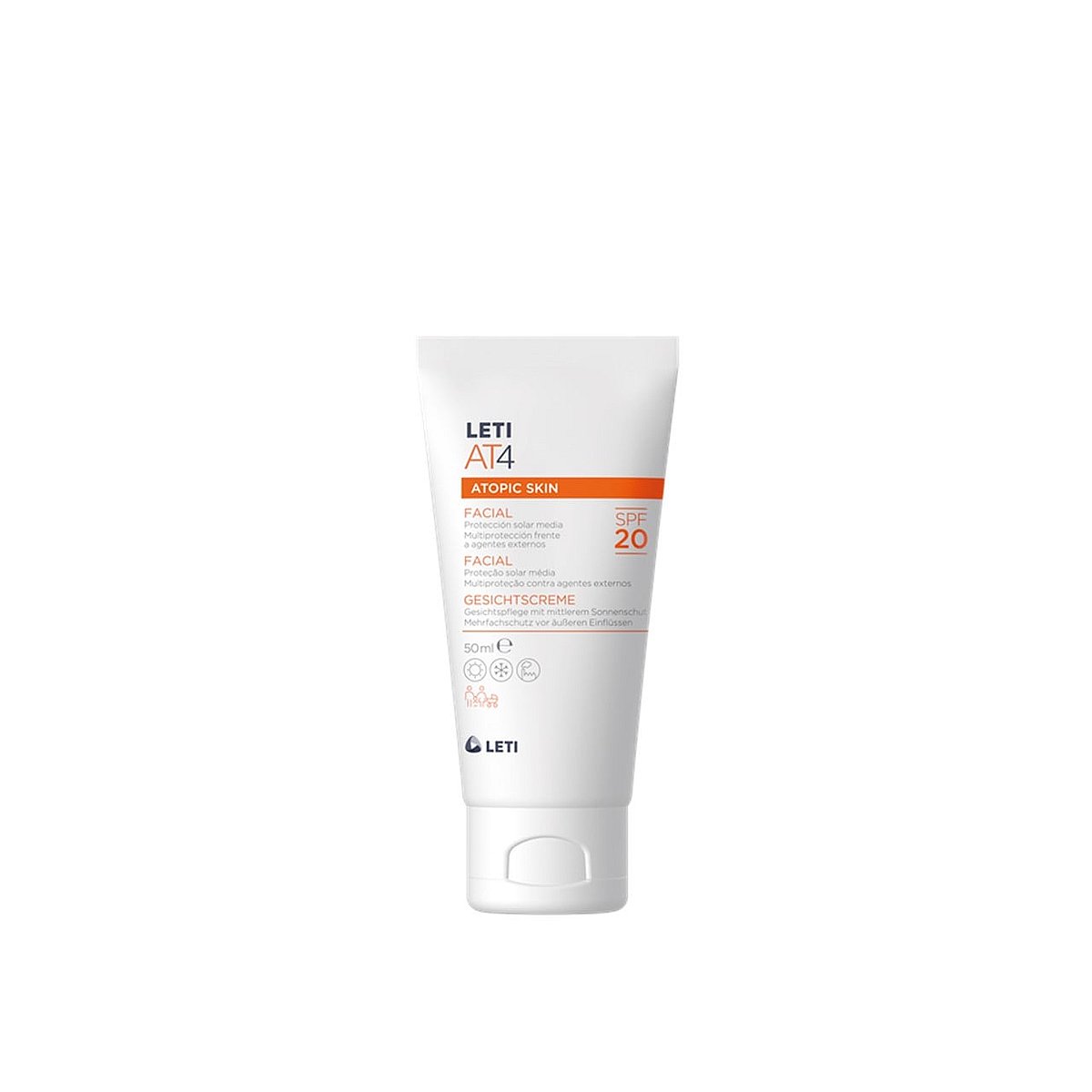 Leti Pharma Letiat4 Atopic Skin Face Cream SPF20 50 ml
