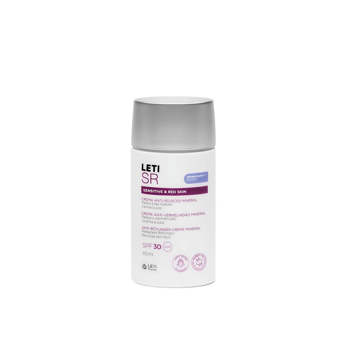 Leti Pharma Letisr Sensitive & Red Skin Mineral Anti-Redness Cream SPF30 40 ml