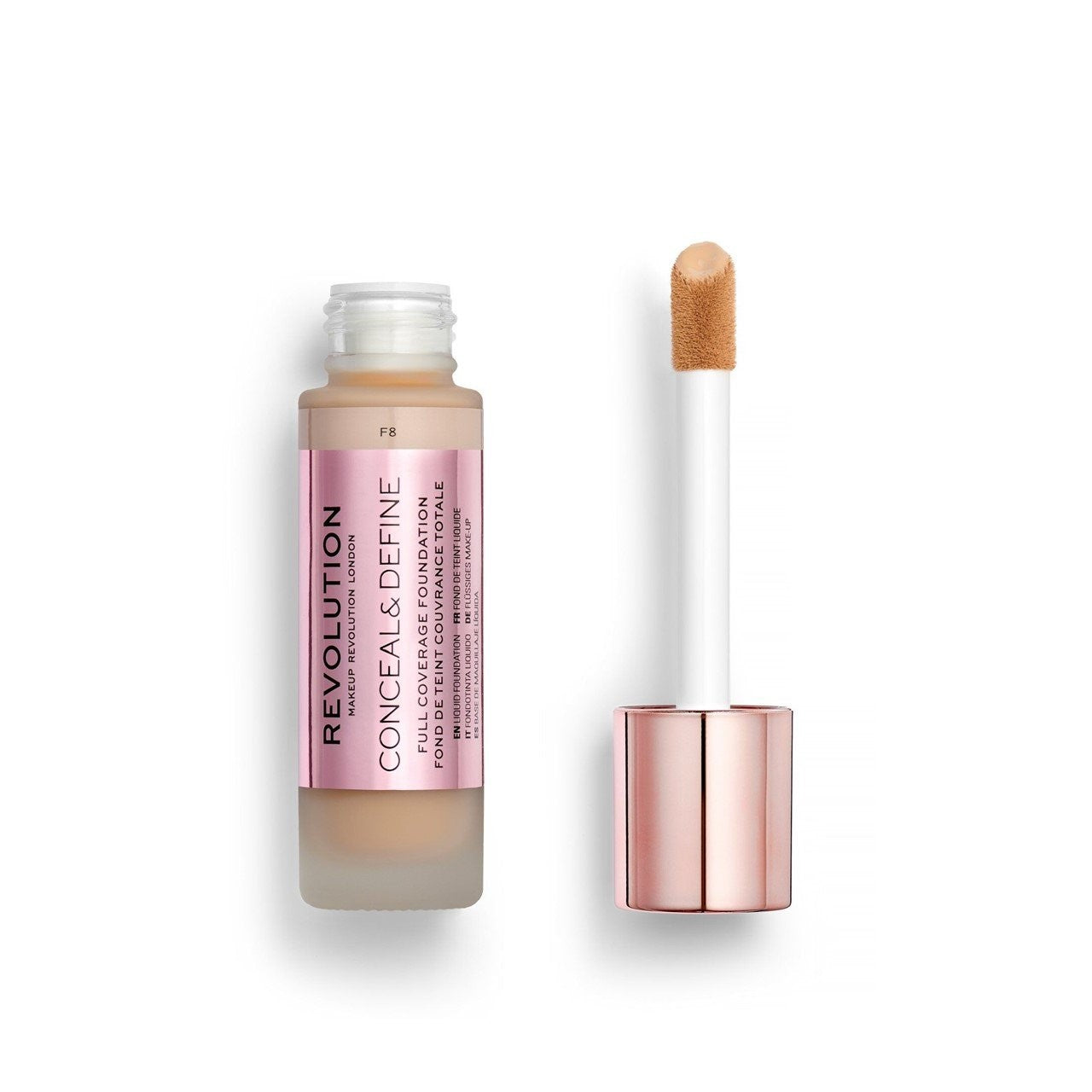 Makeup Revolution Conceal & Define Foundation F8 23ml