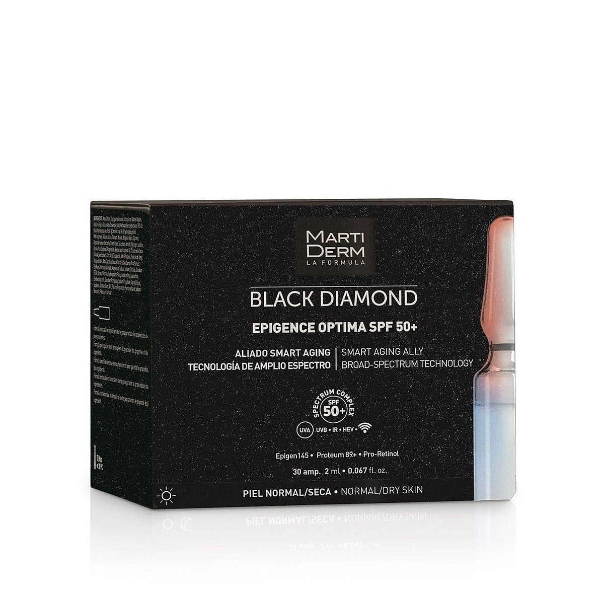 MartiDerm Black Diamond Epigence Optima SPF50+ Antienvelhecimento 30x2ml