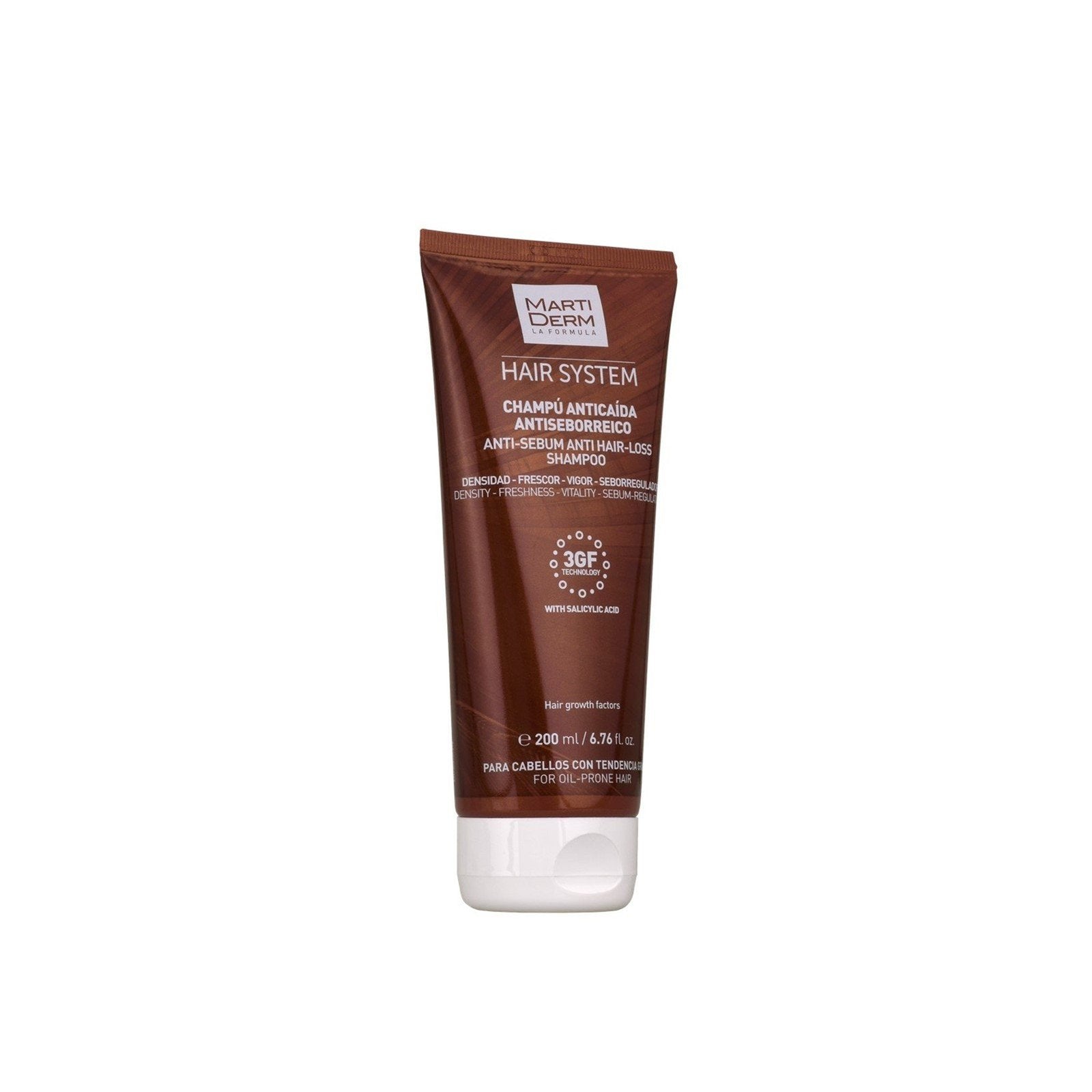Martiderm Hair System 3GF Anti-Sebum Anti Hair-Loss Shampoo 200ml