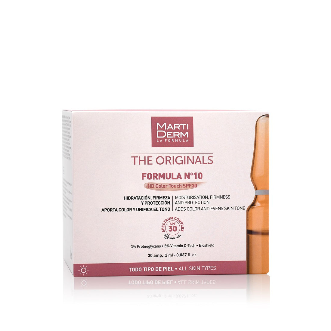 Martiderm The Originals Formula Nº10 HD Color Touch SPF30 30x2ml