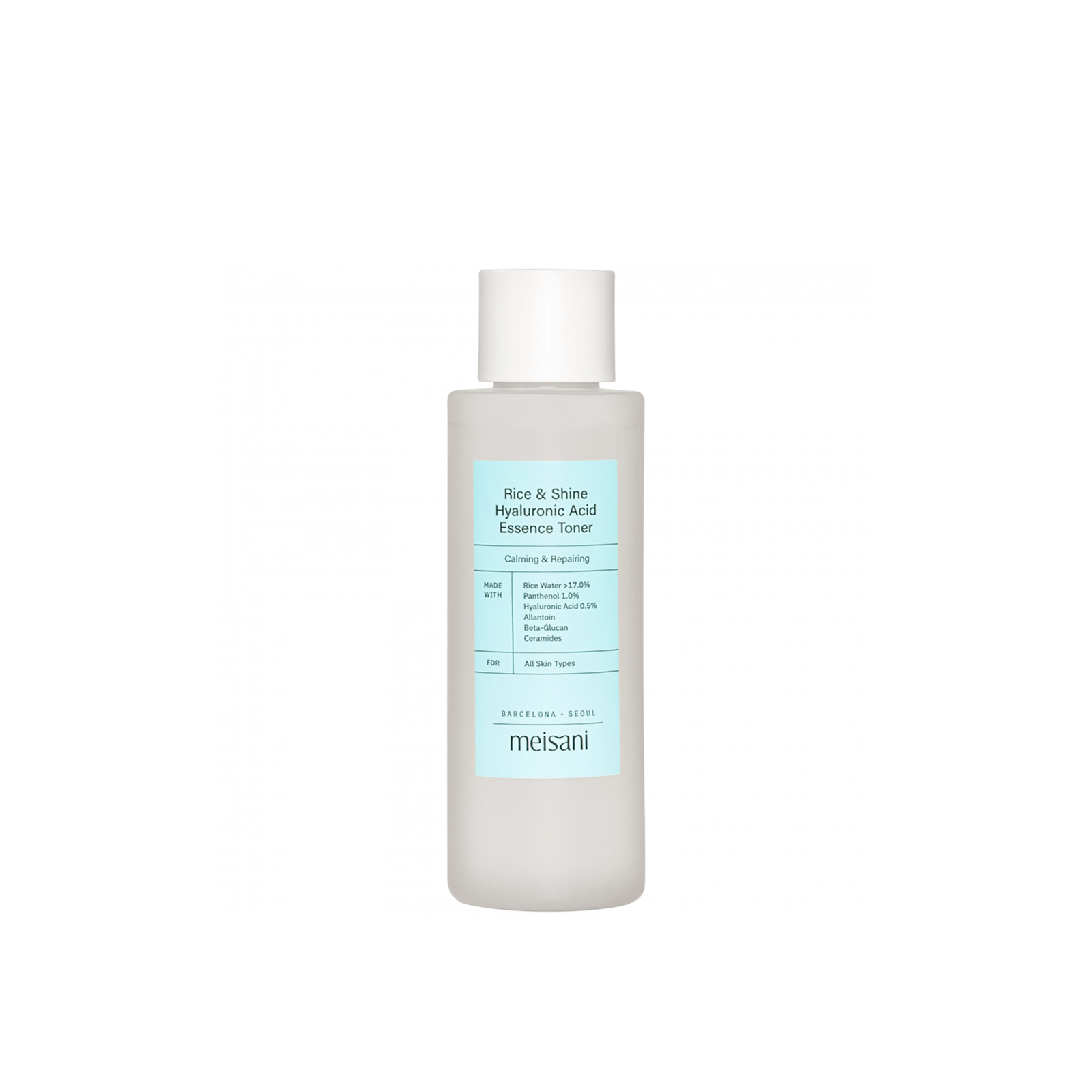 Meisani Rice & Shine Hyaluronic Acid Essence Toner 150ml