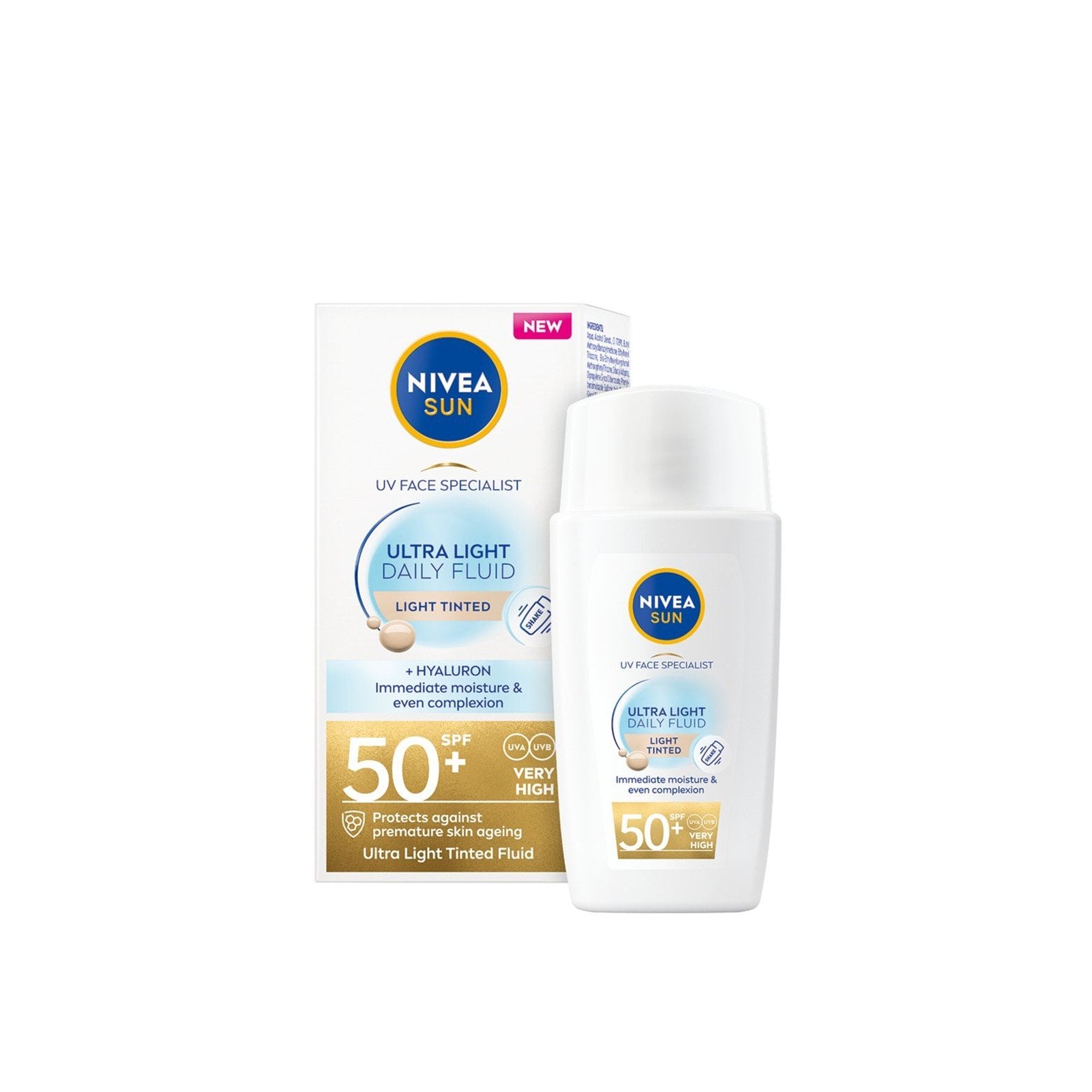 Nivea Daily Sun Fluid Facial Protection SPF50+