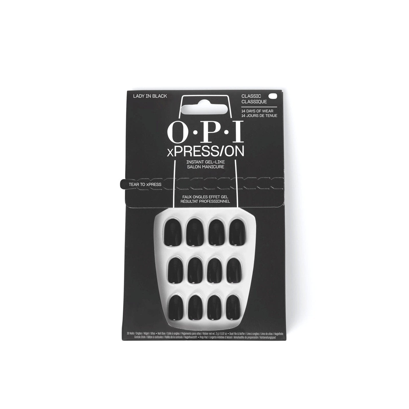 OPI Xpress/on Artificial Nails Iconic Shades