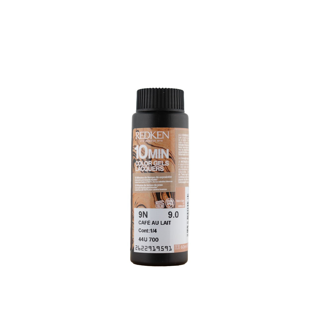 Redken Color Gels Lacquers 10 Minute Permanent Hair Dye 9N Café Au Lait 60ml