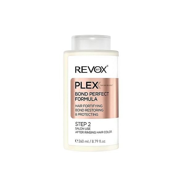 Revox B77 Plex Bond Perfect Formula Step 2 260ml restores and protects hair after chemical treatments