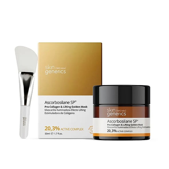 Skin Generics Ascorbosilane SP Pro-Collagen & Lifting Golden Mask 50ml firms, evens tone, boosts radiance