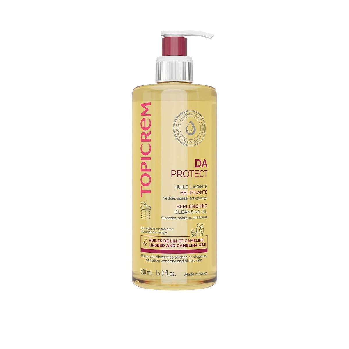 Topicrem DA Protect Replenishing Cleansing Oil 500ml