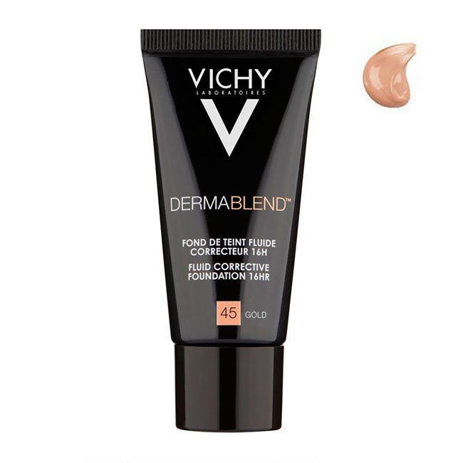 Vichy Dermablend Fluid Corrective Foundation 30ml Color: 45 Gold