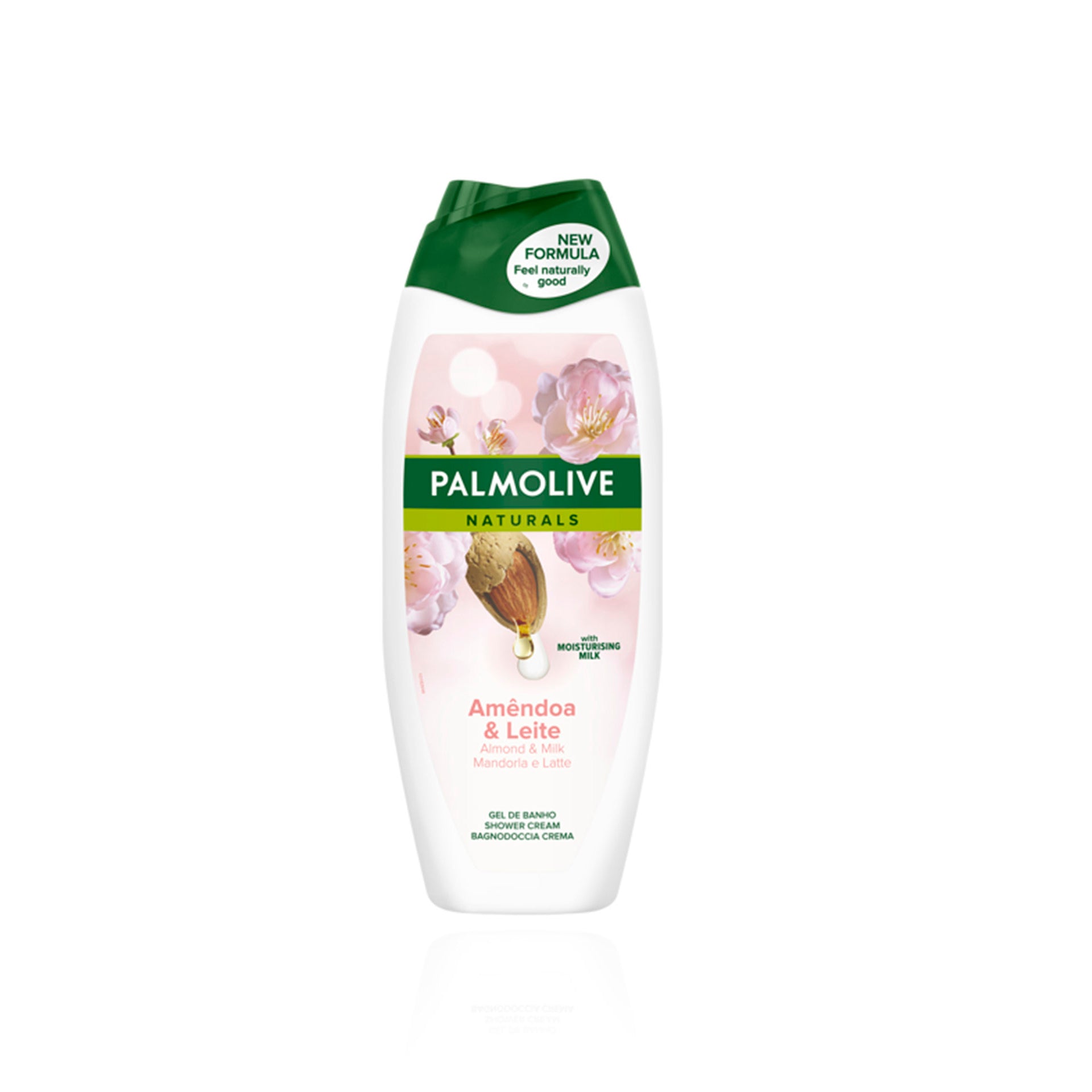 Gel de Banho Palmolive Leite E Amêndoa 500ml