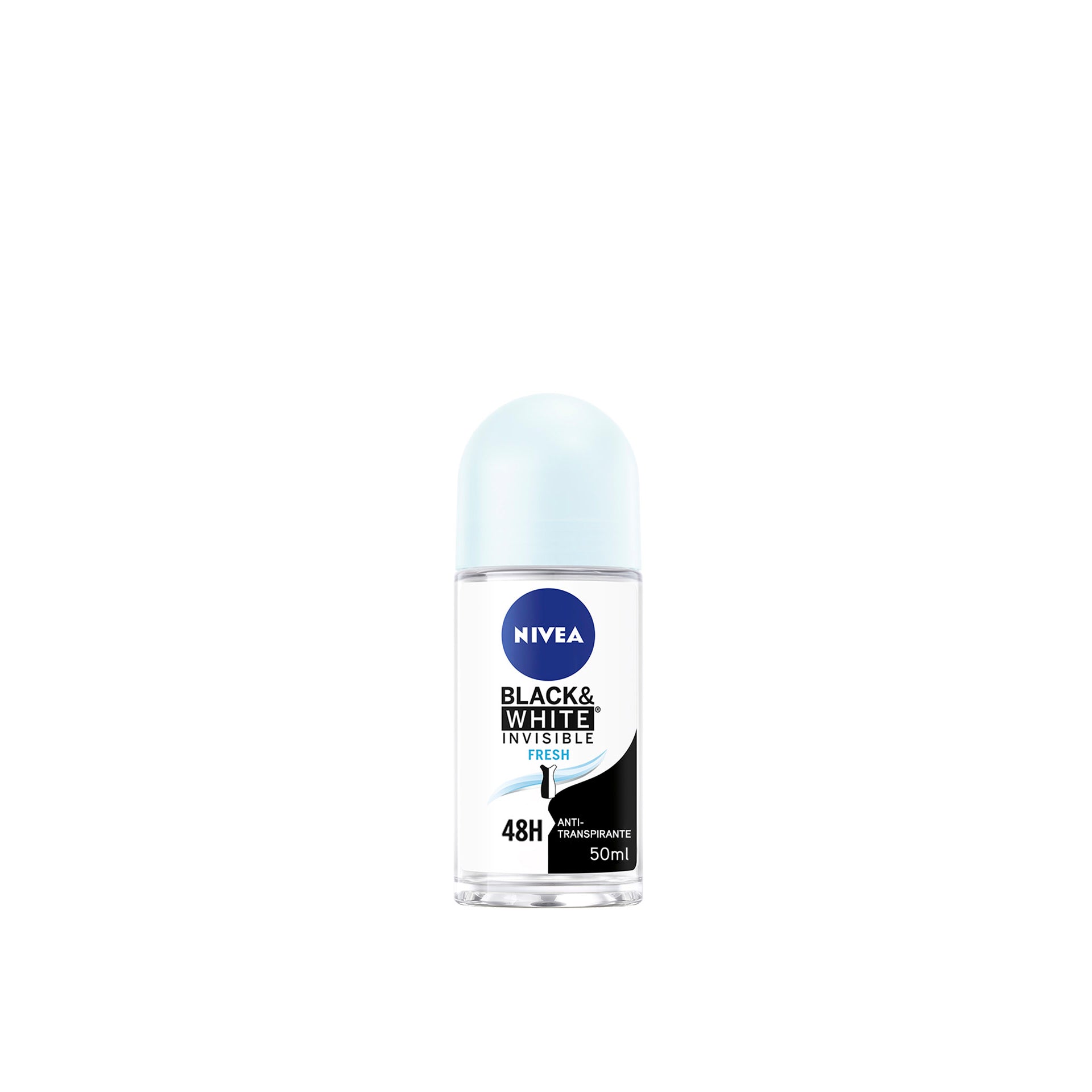 Nivea Invisible For Black & White Desodorante Roll-On Fresh 50 ml