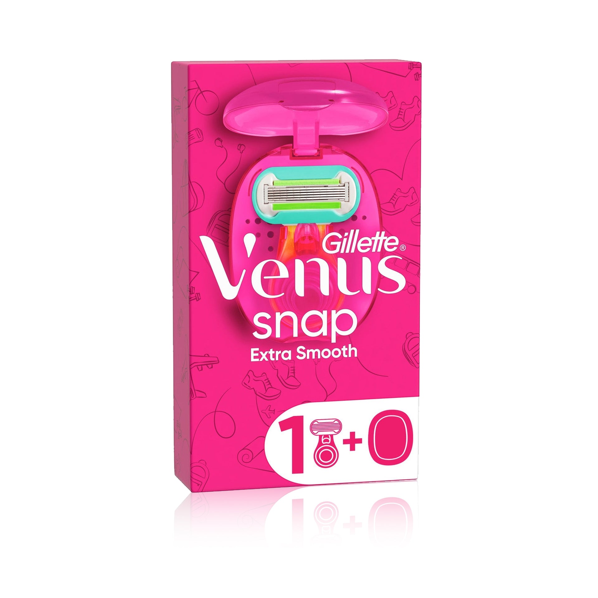 Gillette Venus Snap Máquina Depilatória Extra Suave Com 1 Recarga