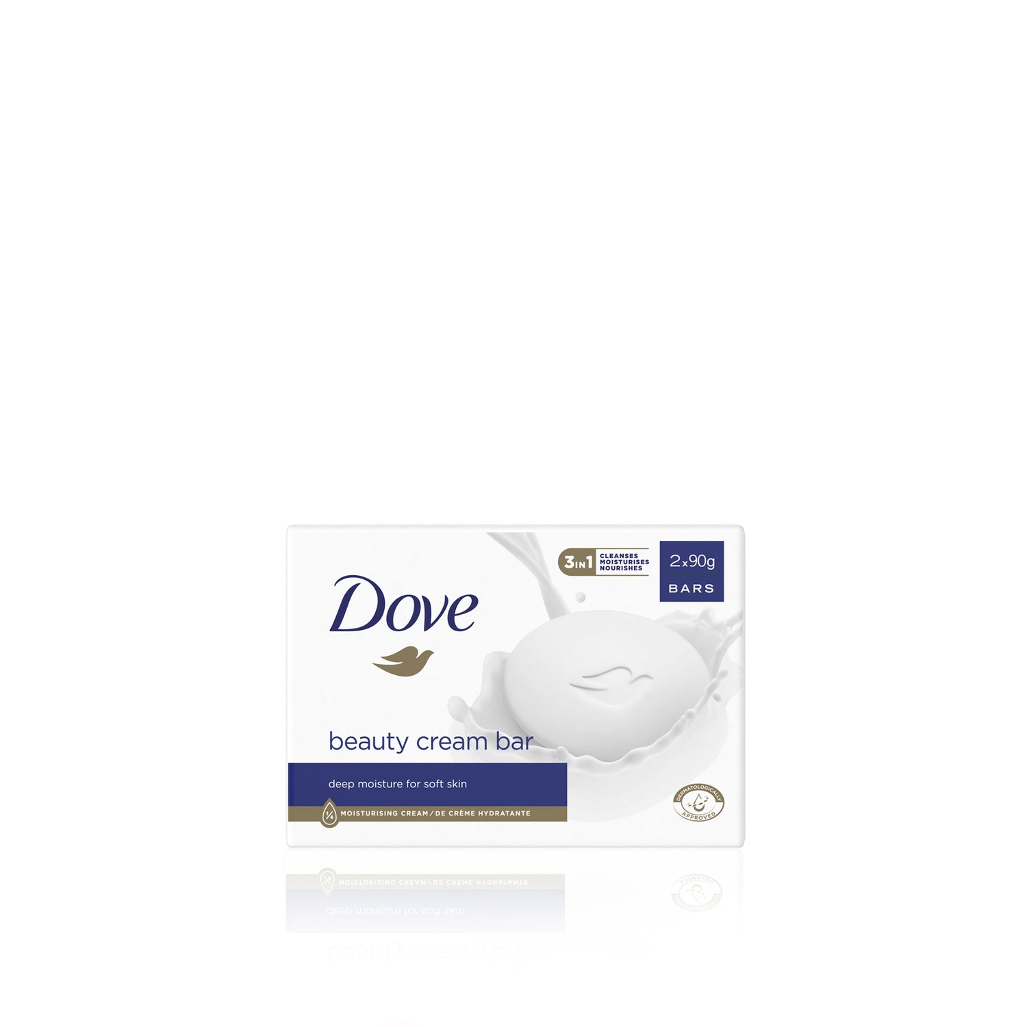 Barra de creme de beleza Dove 2 x 90 gr