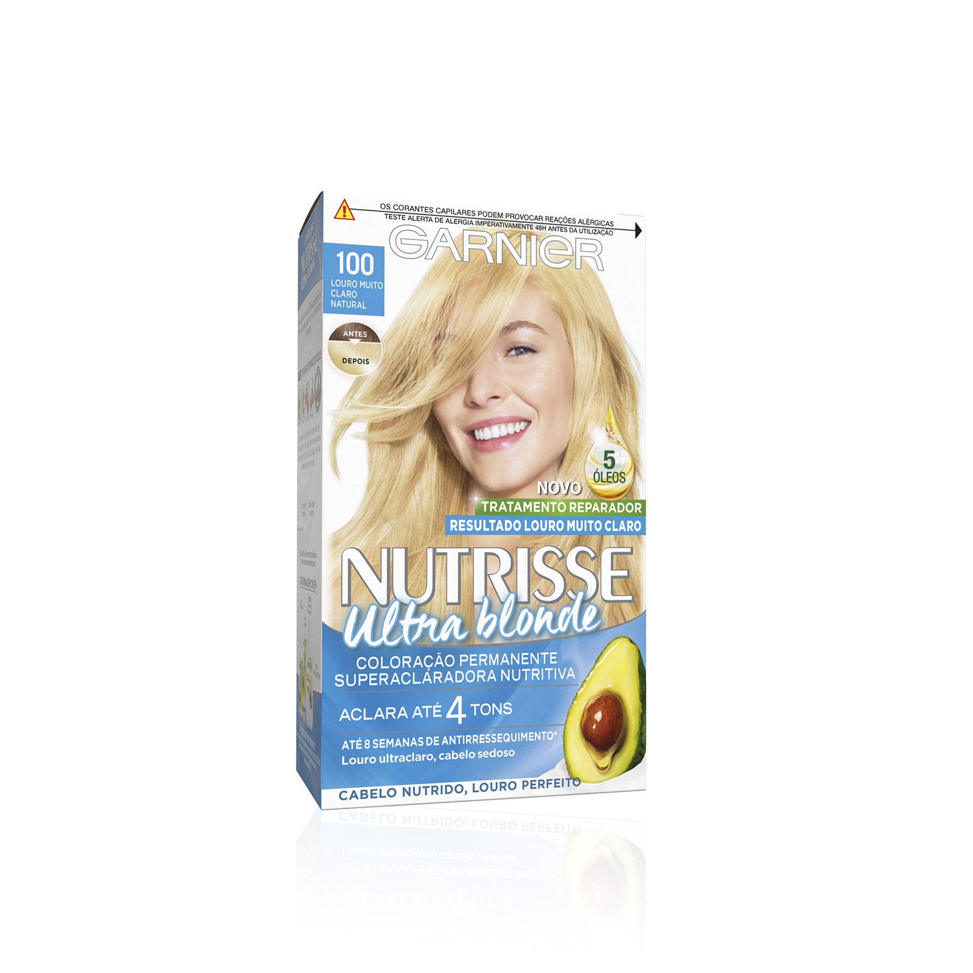 Garnier Nutrisse Permanent Color Natural Very Light Blond Cream 10.0
