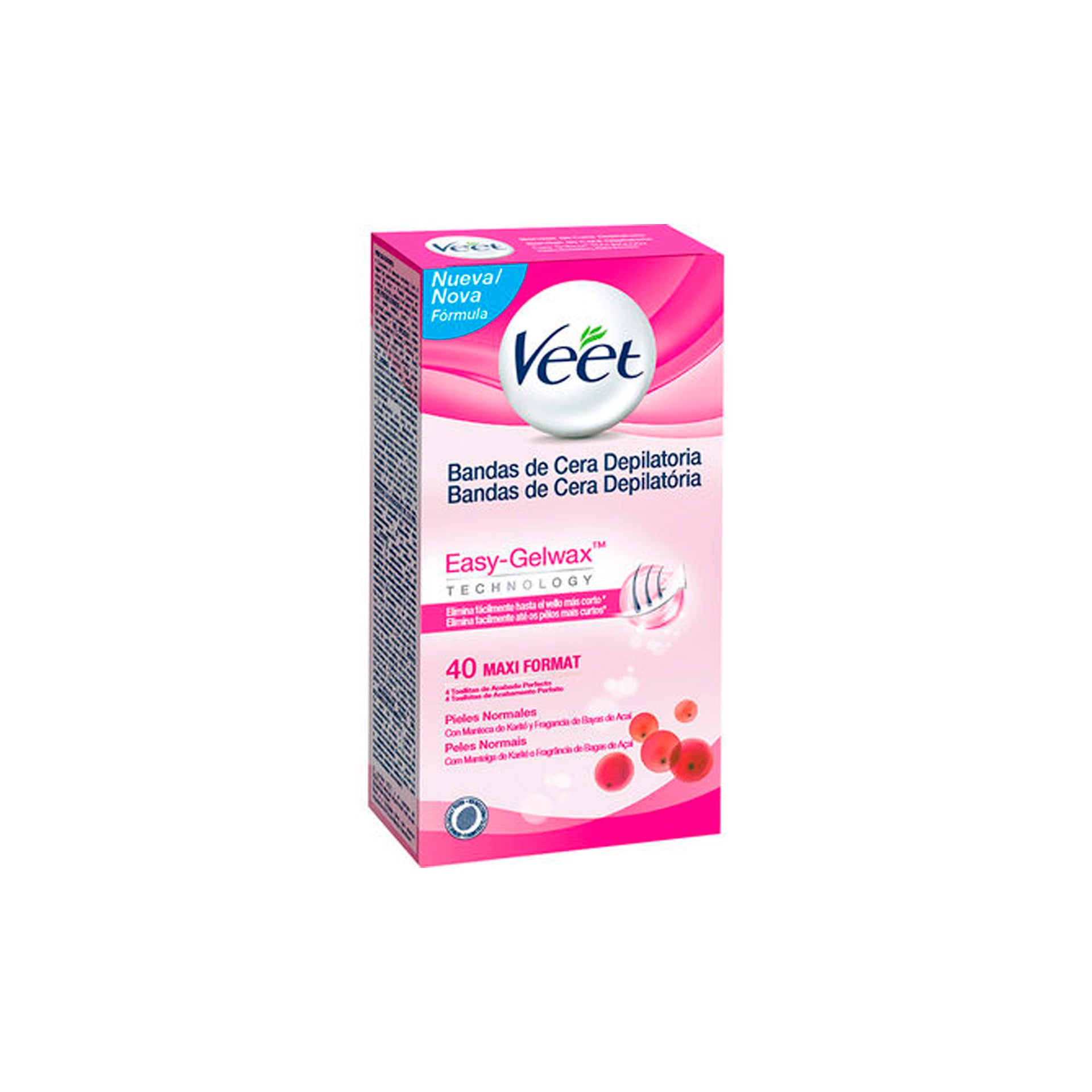 Veet Happy Bands Cold Wax Body Normal Skin 40 Un