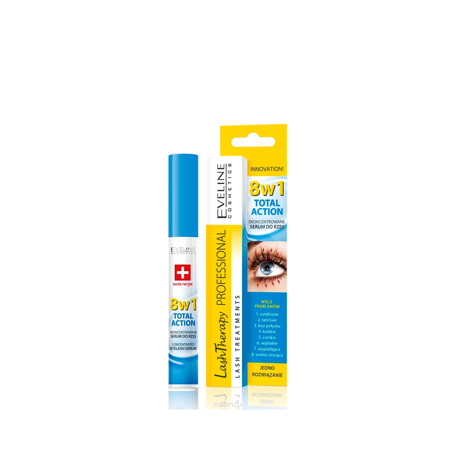 Eveline Serum Of Pestana Total Action 8 In 1 Lash Therapy 10 Ml