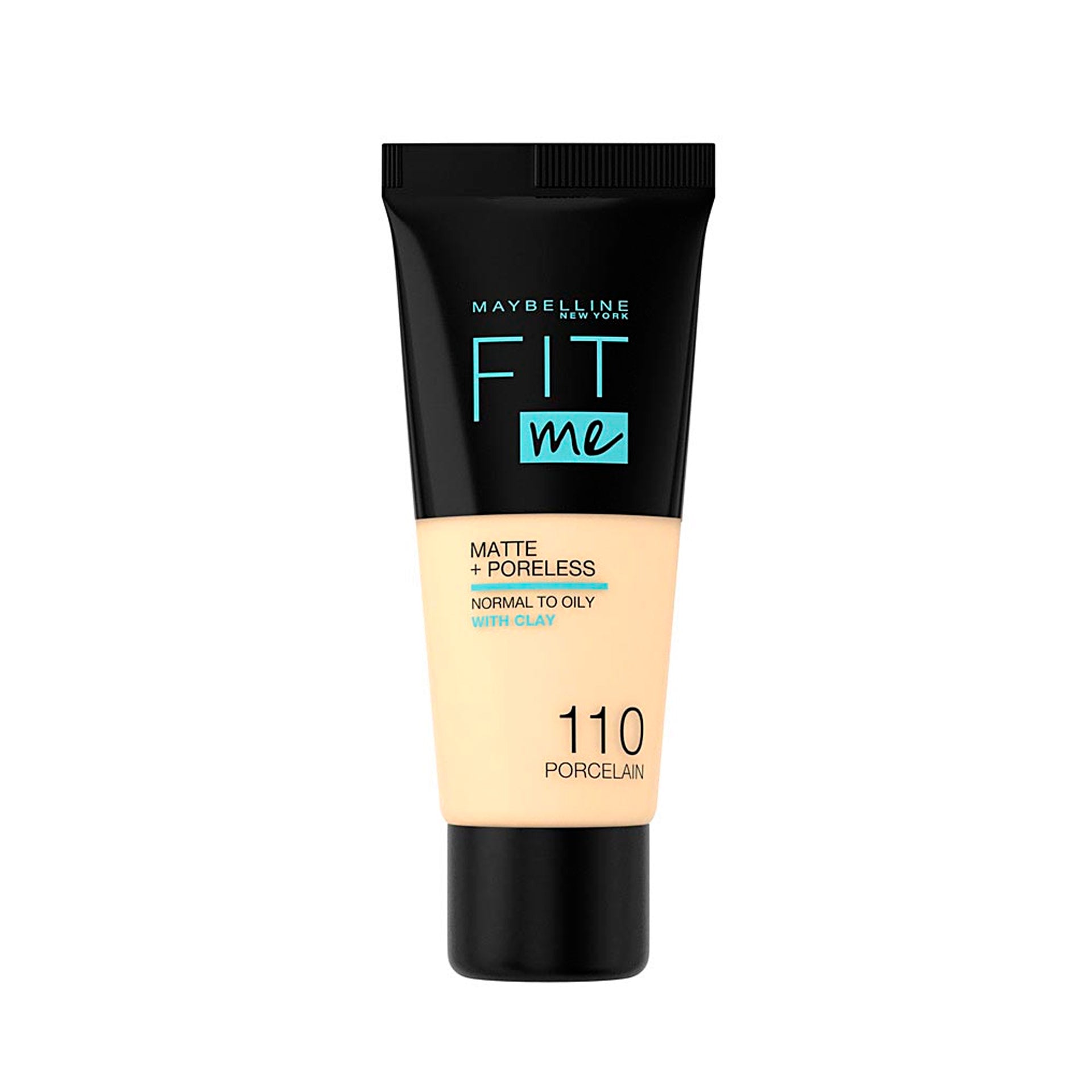 Base pour le visage Maybelline Fit Matte & Poreless Natural No. 110 Porcelaine