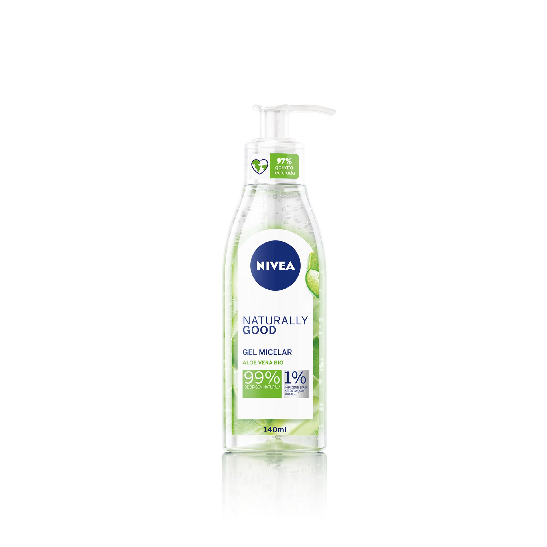 Nivea Naturally Good Gel Face Micelar With Aloe Vera Bio 140 Ml