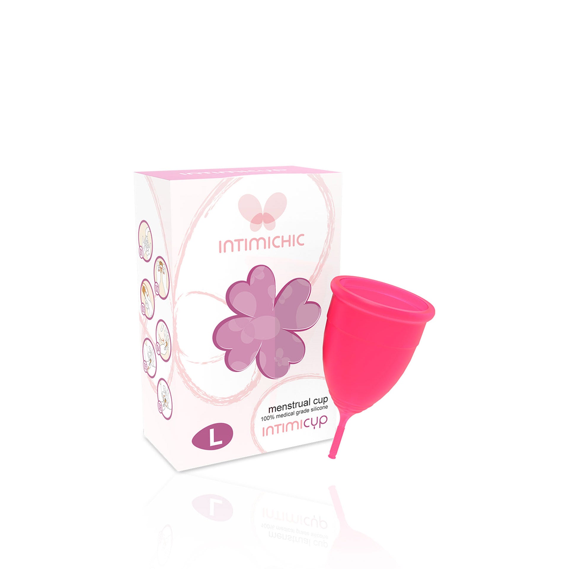 Intimichic Menstrual Glass Silicone Size L