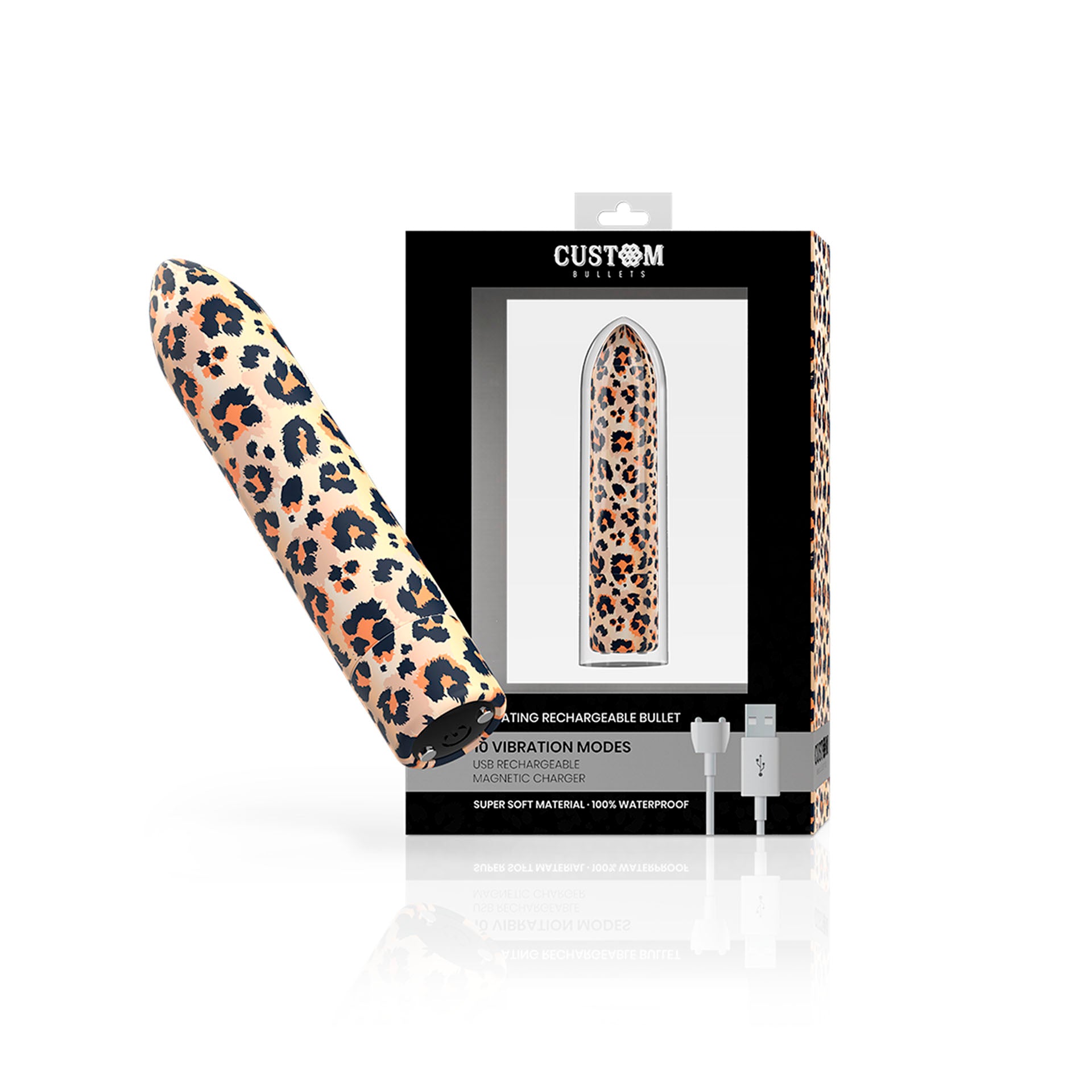 Vibrador Leopard Bala 10 Intensidades