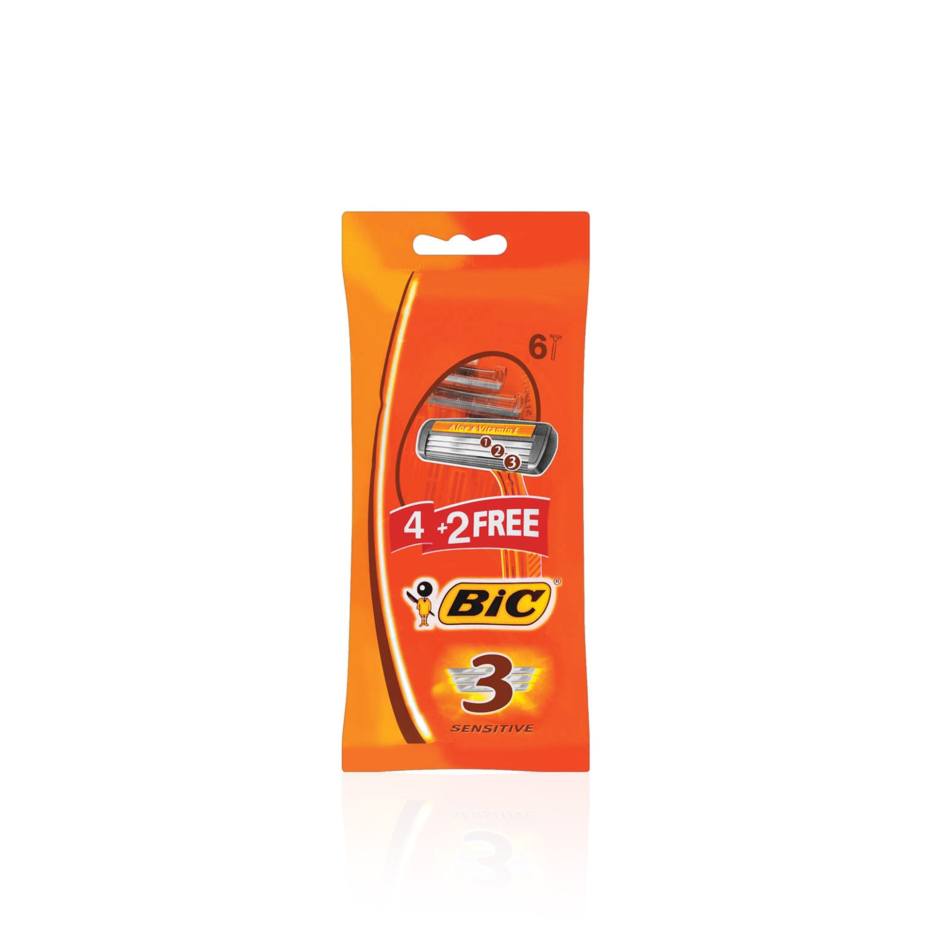 Bic Disposable Blads Sensitive3 - 4 + 2 Un