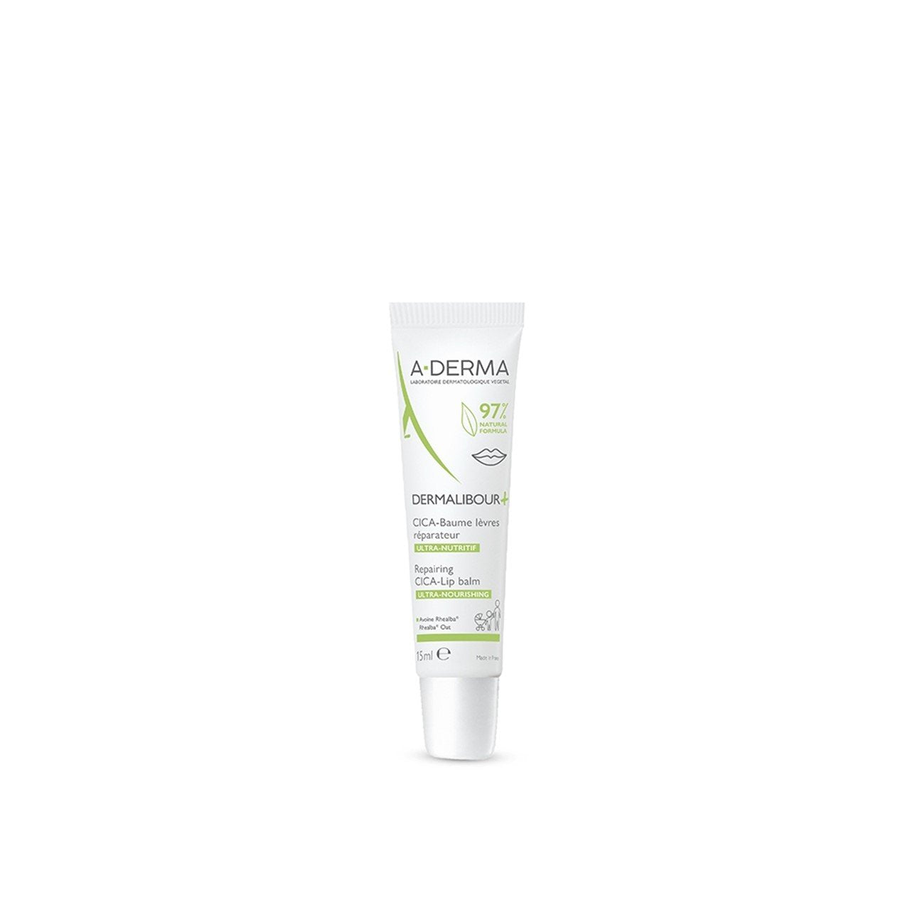 A-Derma Dermalibour+ Repairing CICA-Lip Balm 15ml