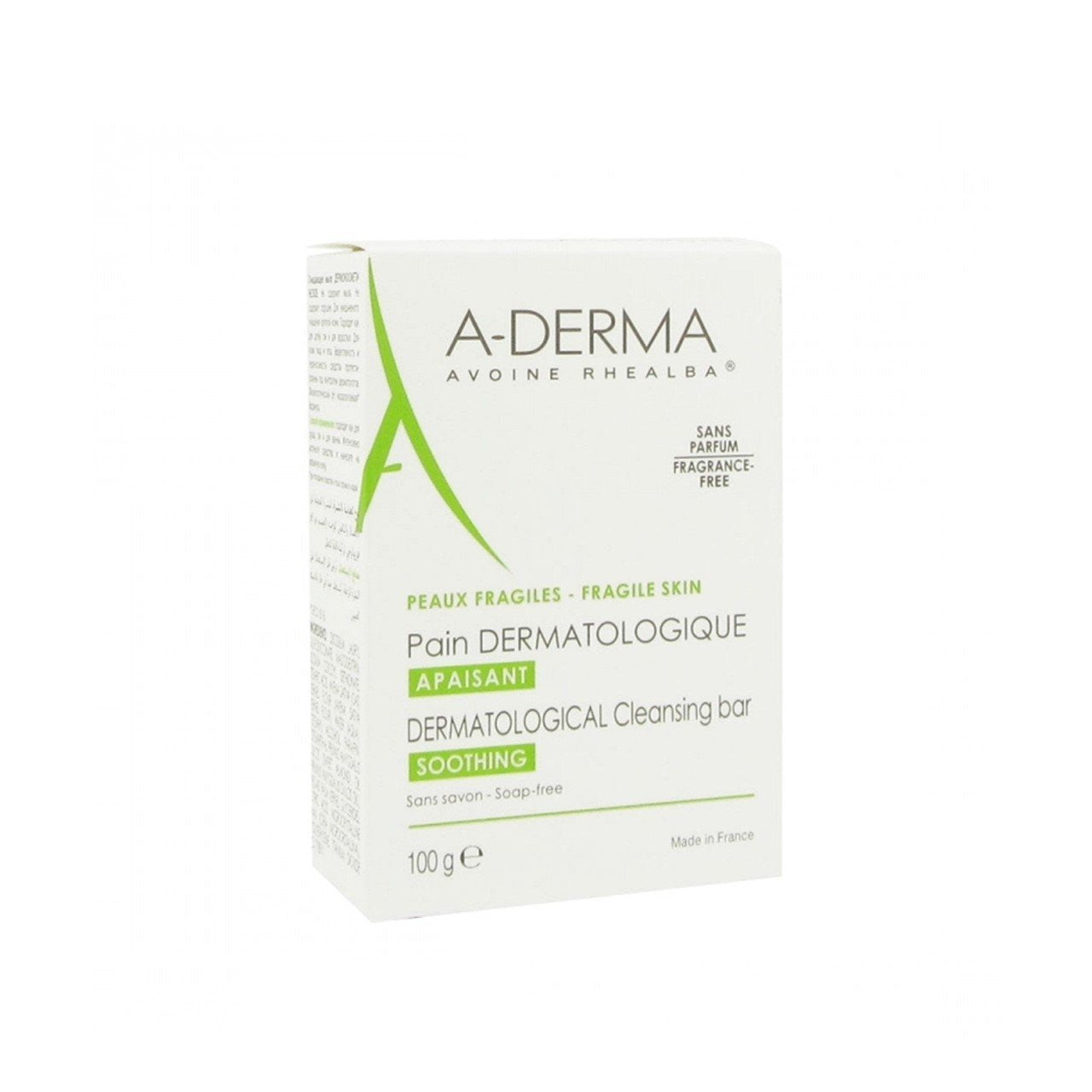 A-Derma Sabonete Dermatológico Sem Fragrância 100g