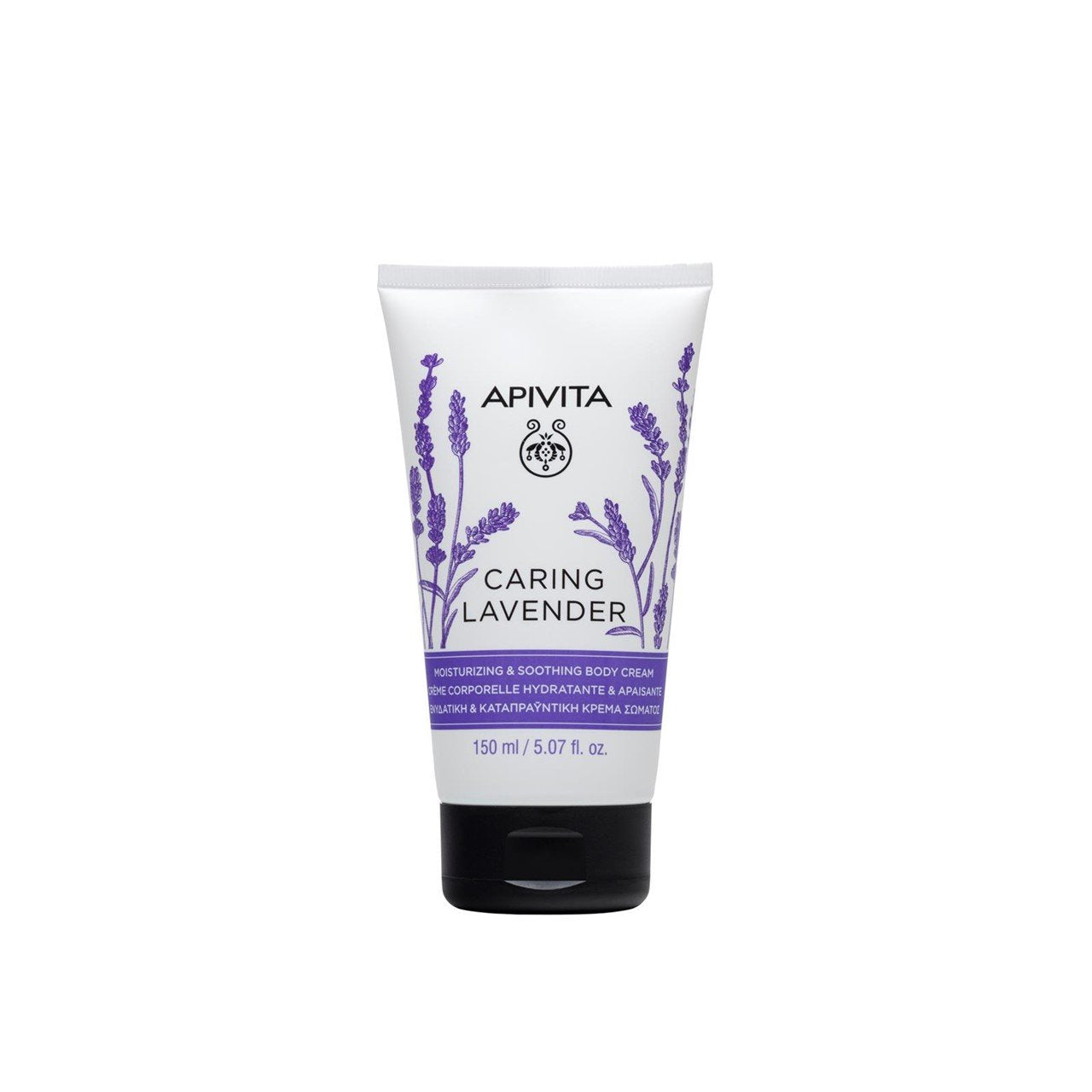 Apivita Caring Creme Corporal Hidratante e Suavizante Lavanda 150ml