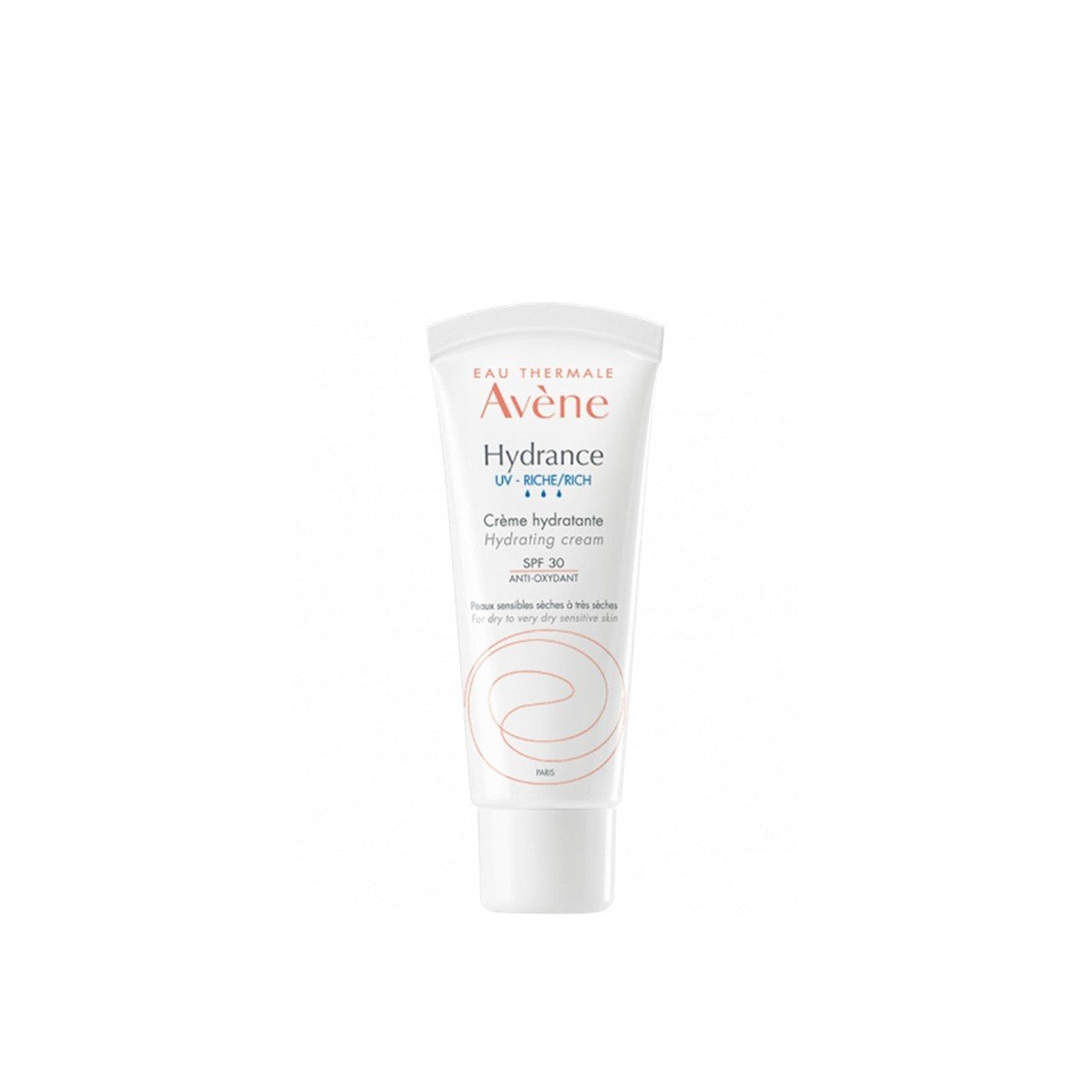 Avène Hydrance UV Rich SPF30 Dry To Very Dry Dehydrated Skin 40ml