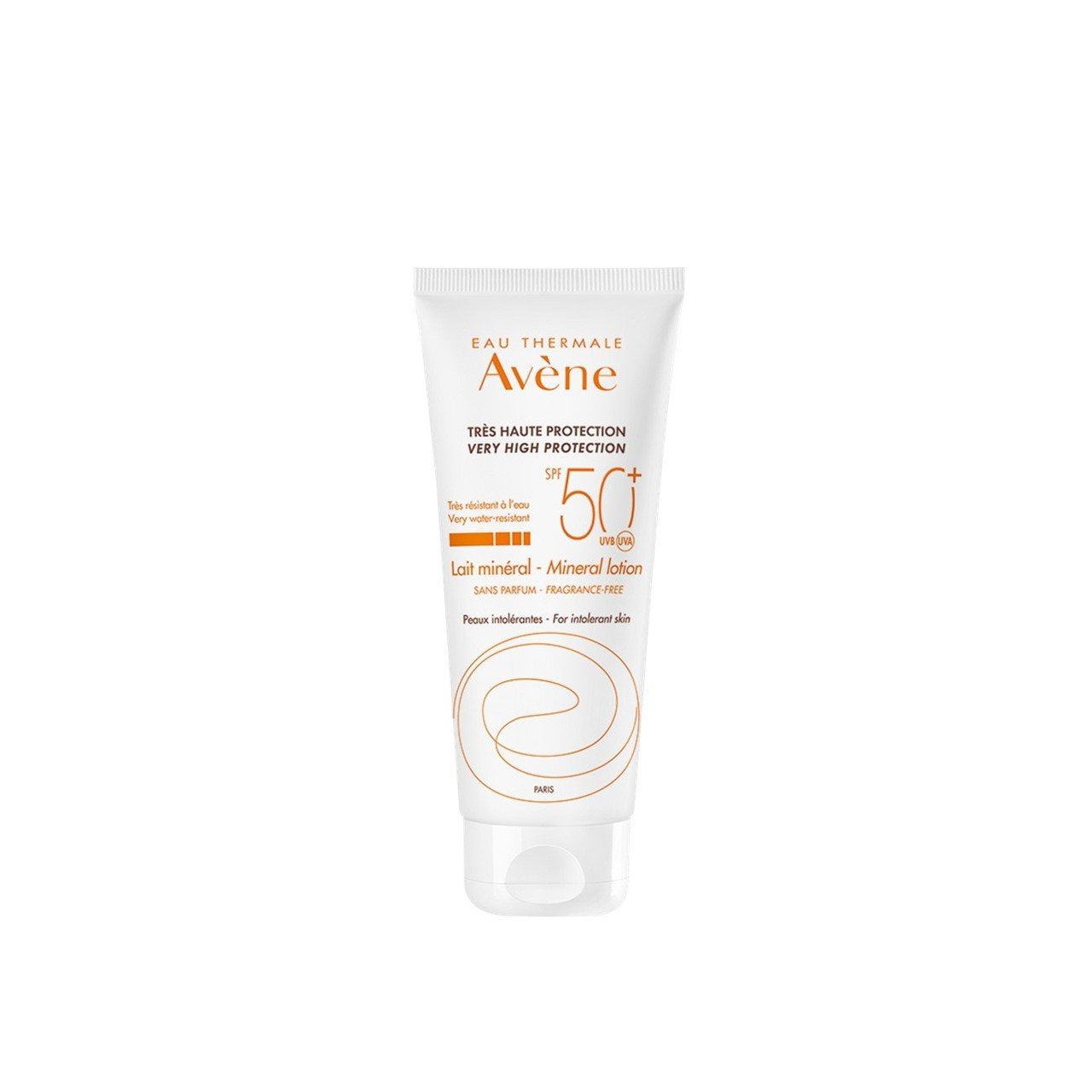 Avène Sun Protection Leite Mineral SPF50+ Pele Intolerante 100ml