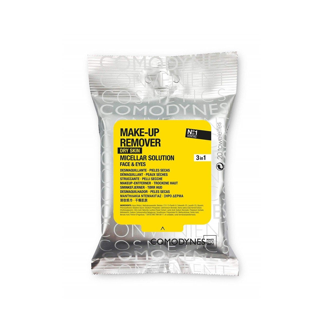 Comodynes Lingettes Démaquillantes à l&