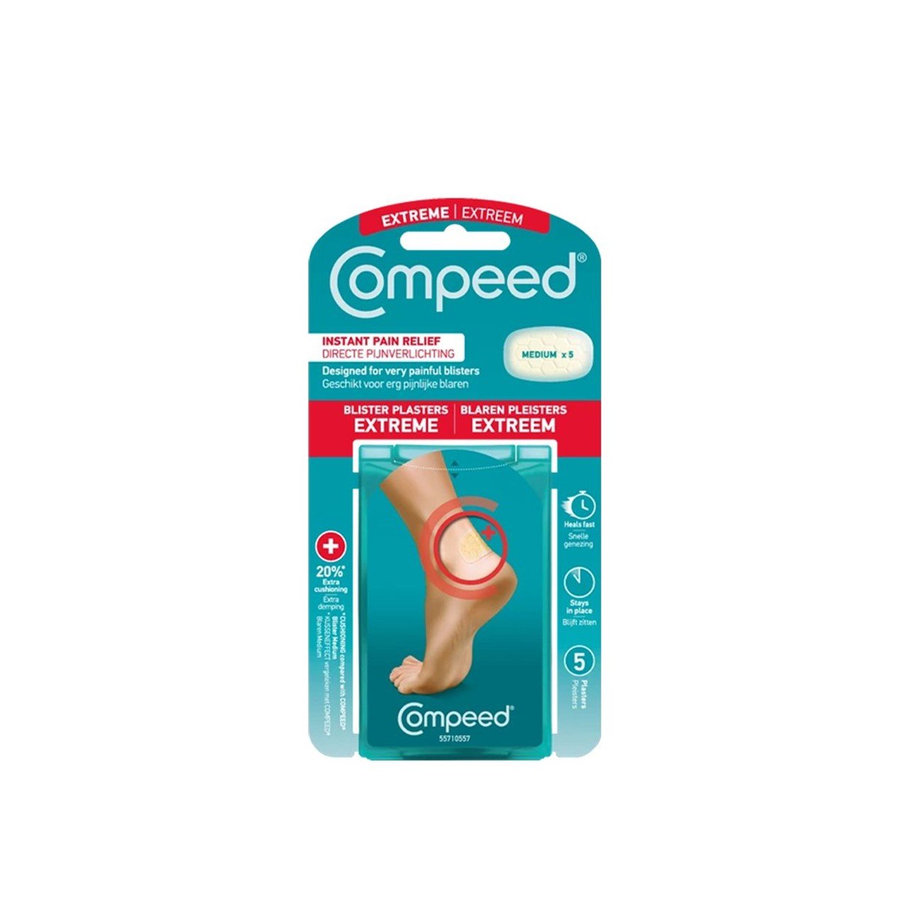 Bandagens Blistering Extra Reparadoras Compeed Médio x5