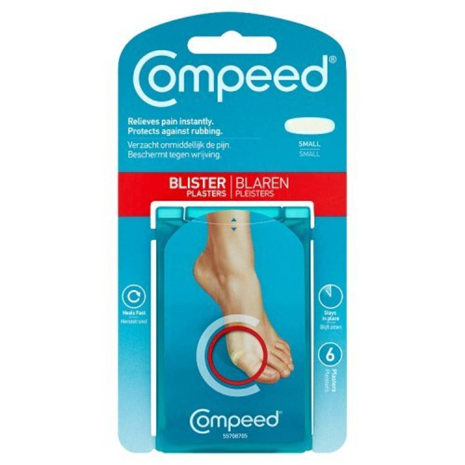 Ataduras para bolhas Compeed pequenas x6