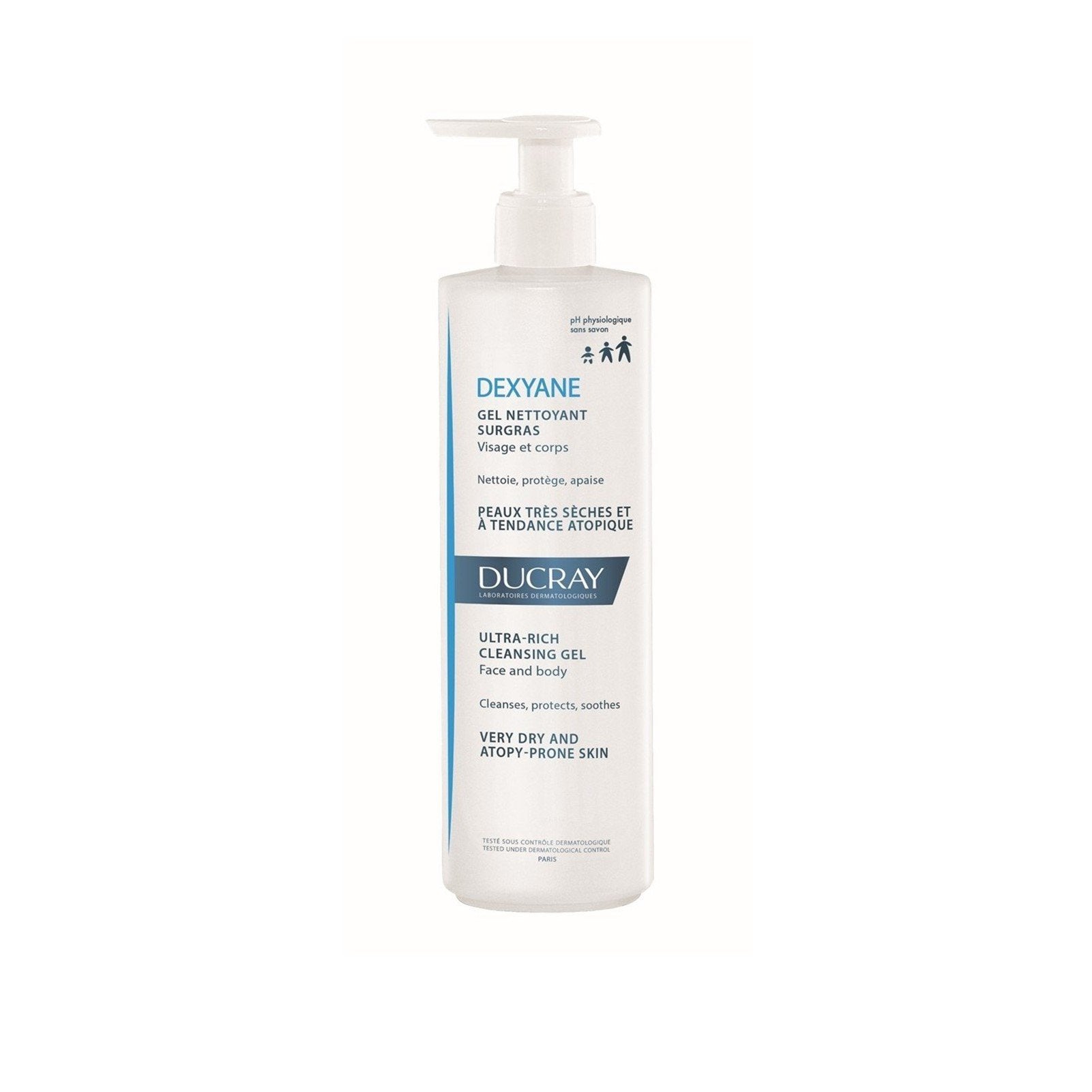 Ducray Dexyane Gel Nettoyant Surgras 400 ml