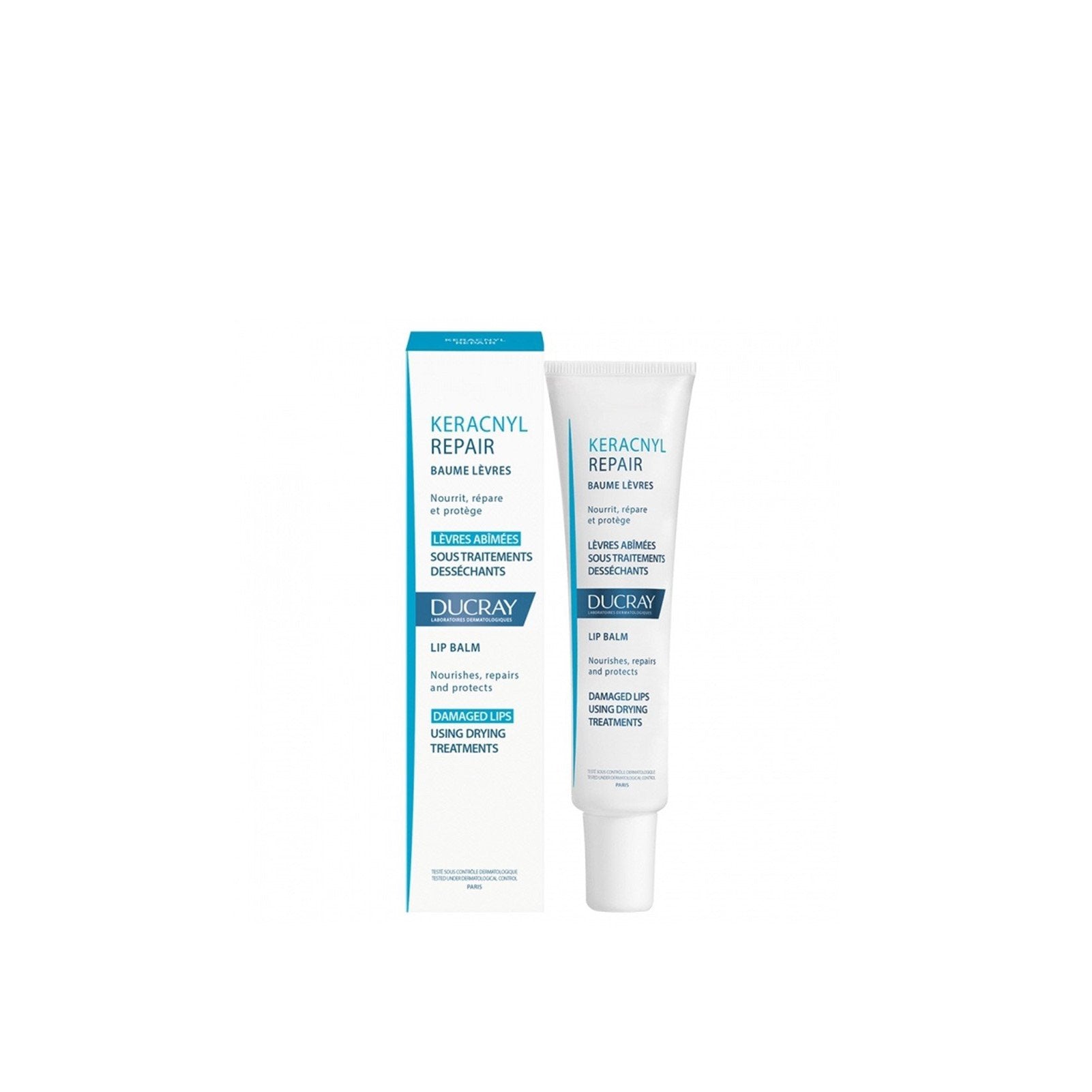 Ducray Keracnyl Repair Baume à Lèvres Réparateur 15 ml