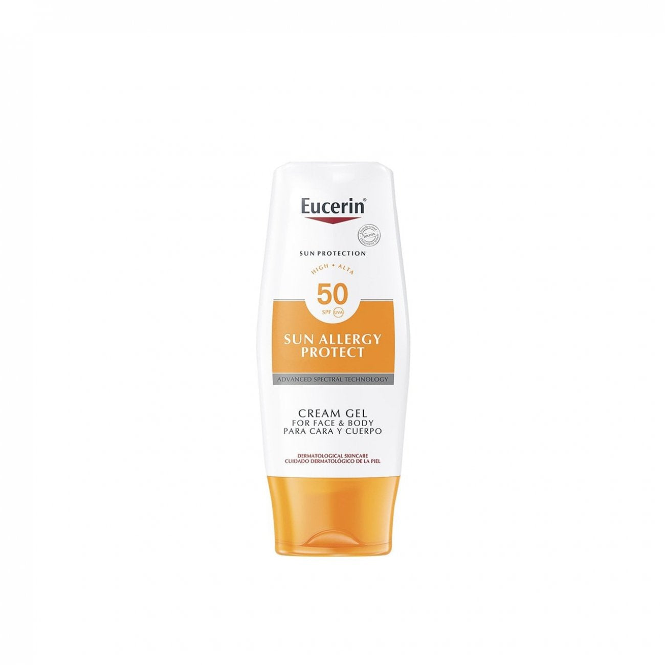Eucerin Creme Solar-Gel Proteção Alergia SPF50 150ml