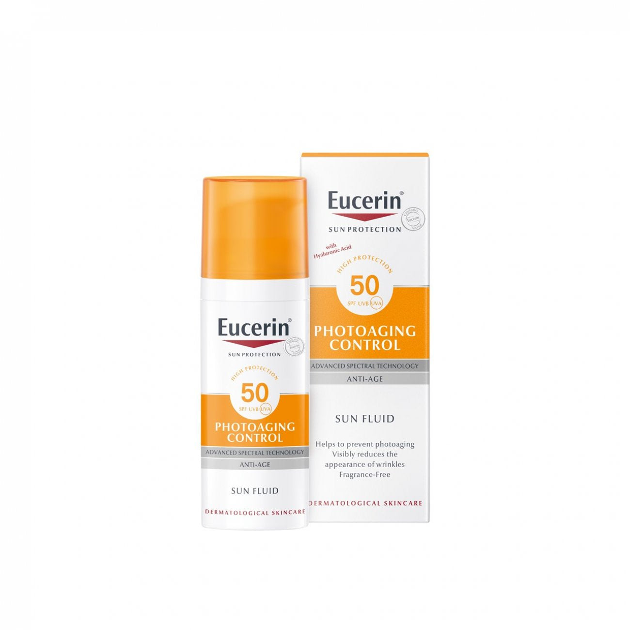 Eucerin Sun Fluido de Controle de Fotoenvelhecimento SPF50 50ml