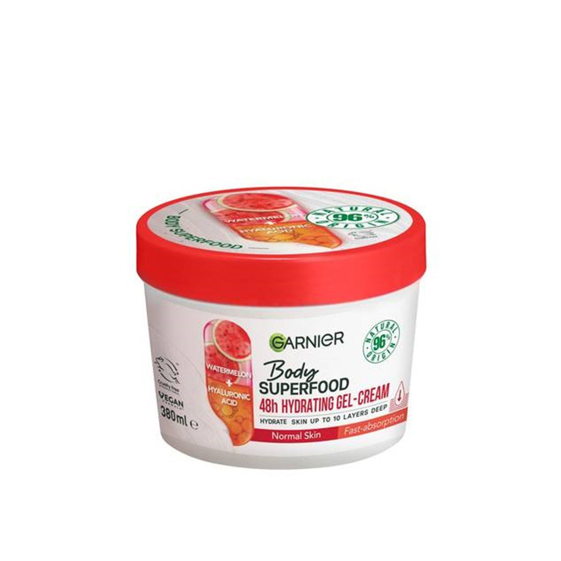 Garnier Body Superfood 48h Gel-Creme Hidratante Melancia 380ml