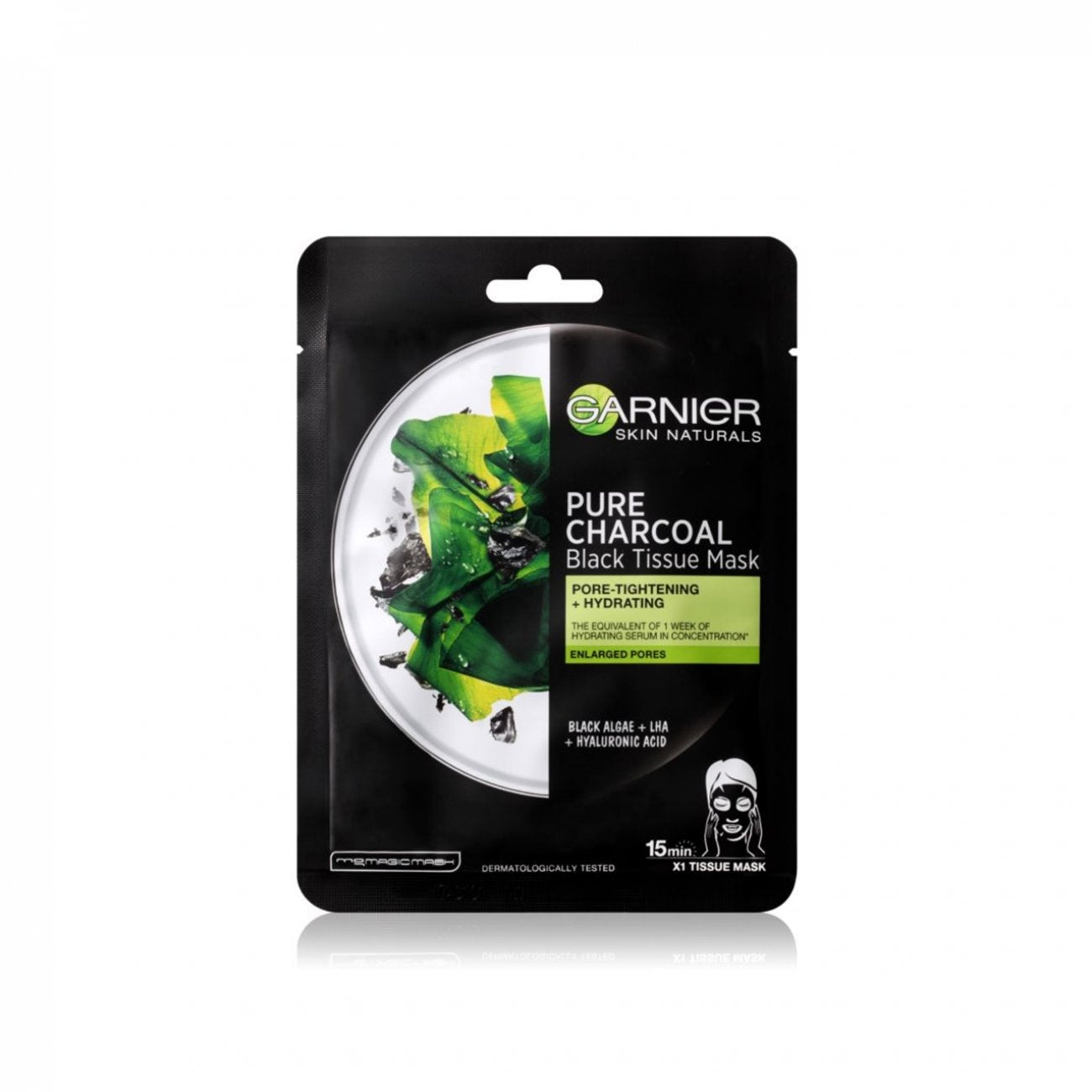 Garnier Skin Active Pure Charcoal & Algae Face Sheet Mask 28g