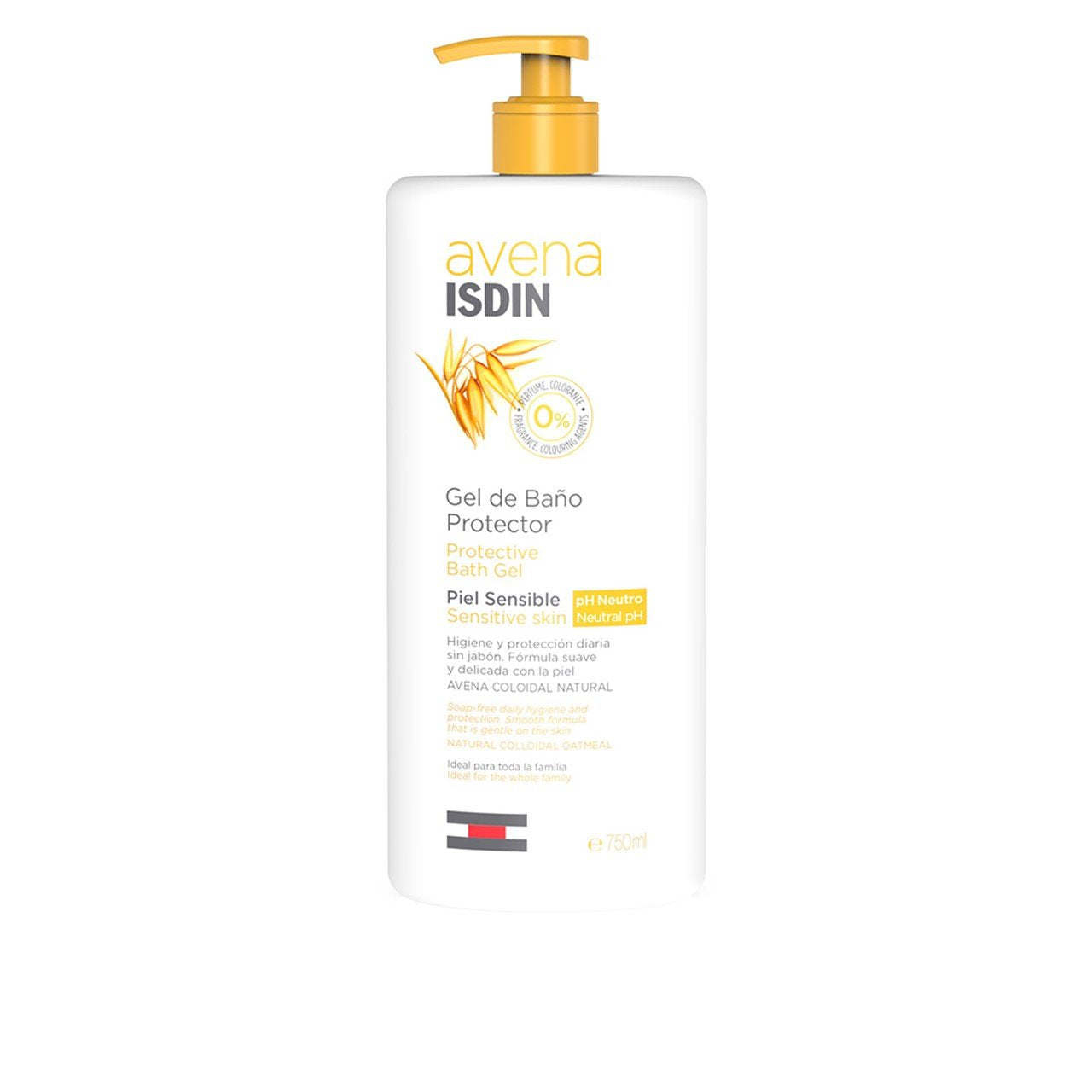 Isdin Avena Protective Bath Gel Sensitive Skin 750ml