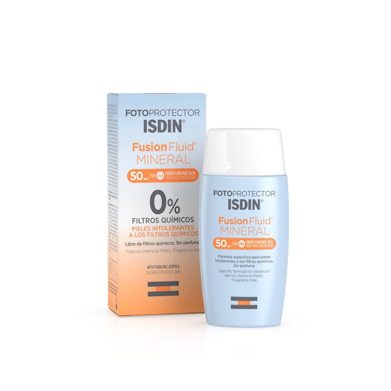 ISDIN Fotoprotetor Fusion Fluid Mineral SPF50 50ml